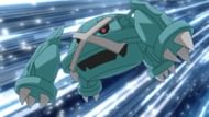 Metagross strikes in the anime (Image via The Pokemon Company)